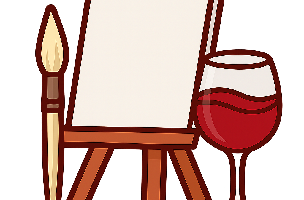 Paint Therapy. How Pinot and Paint Helps You De-Stress and Reconnect